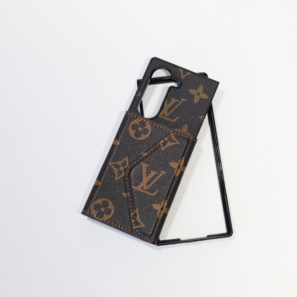 LV Wallet Case Z Fold 3 4 5 6 7 Samsung Galaxy Series