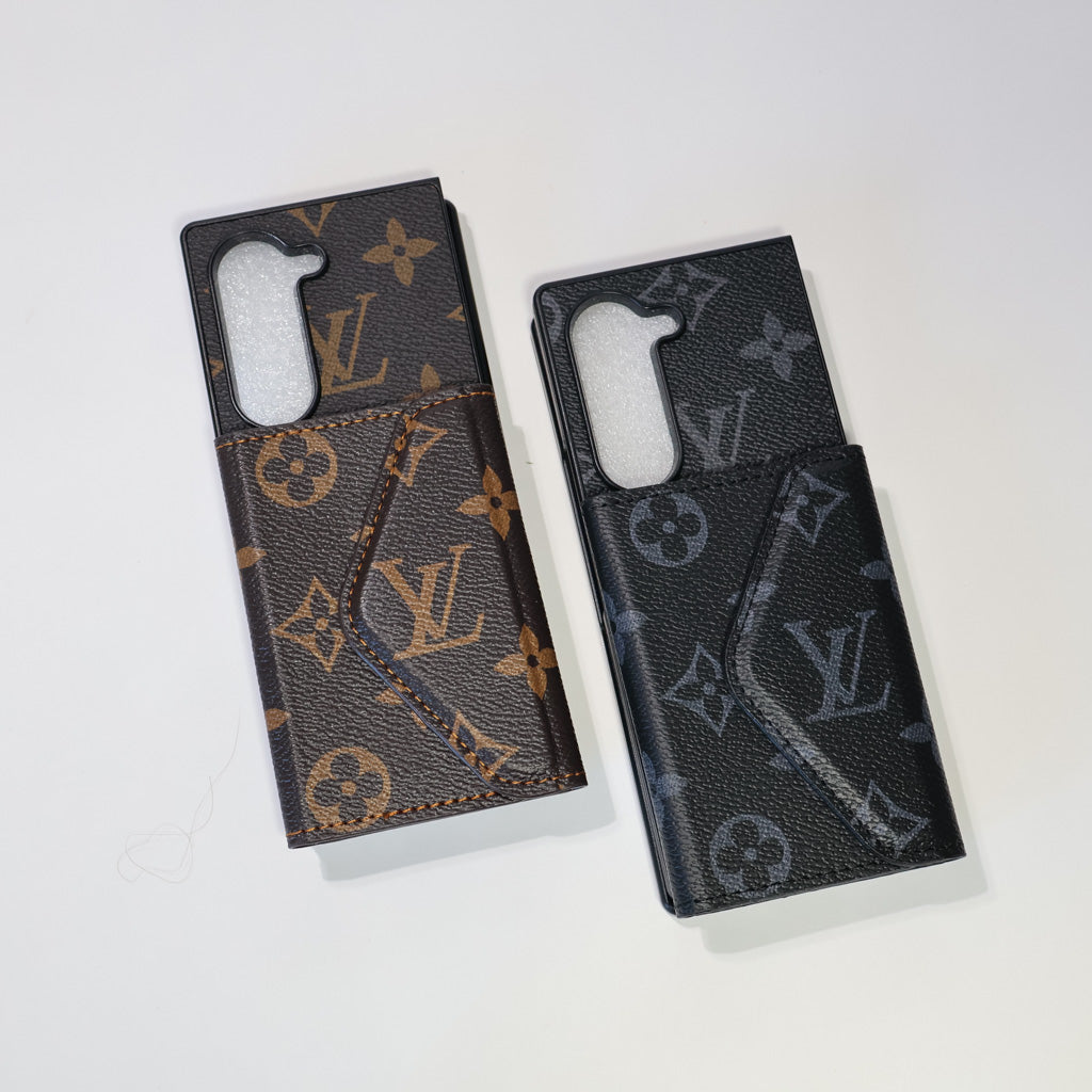 LV Wallet Case Z Fold 3 4 5 6 7 Samsung Galaxy Series