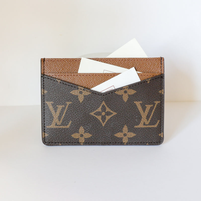 LV Credit Card Holder Brown Monogram