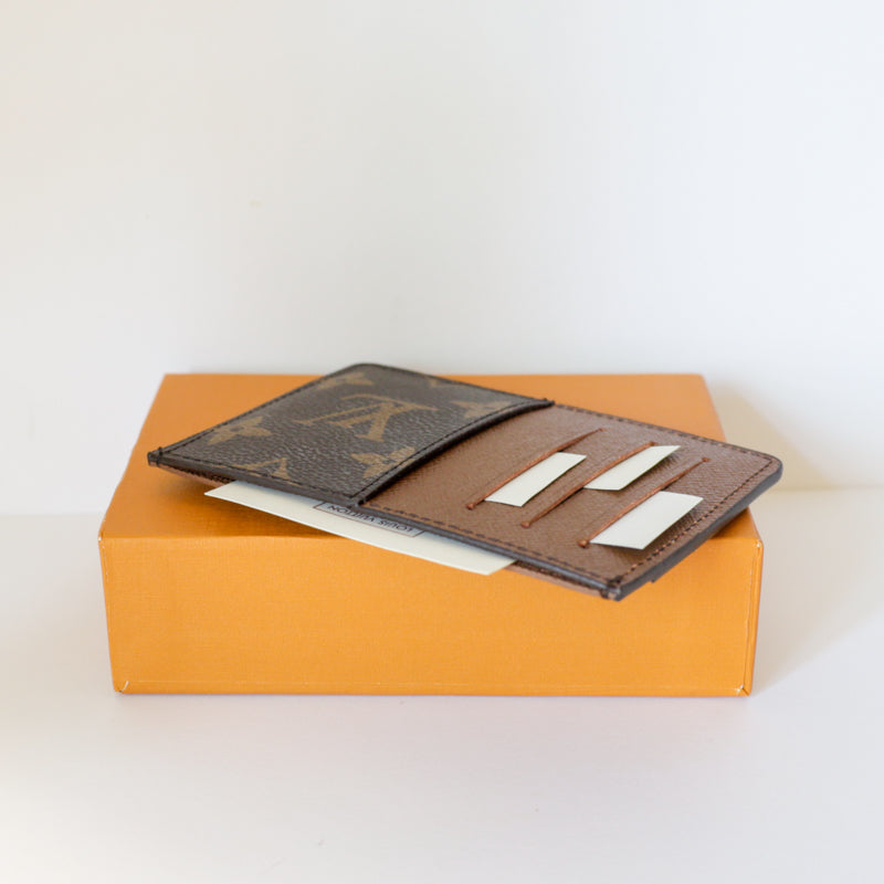LV Credit Card Holder Brown Monogram