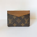 LV Credit Card Holder Brown Monogram