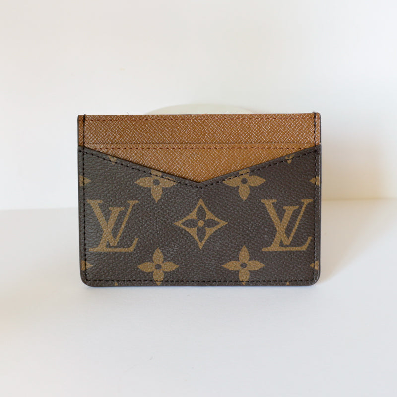 LV Credit Card Holder Brown Monogram