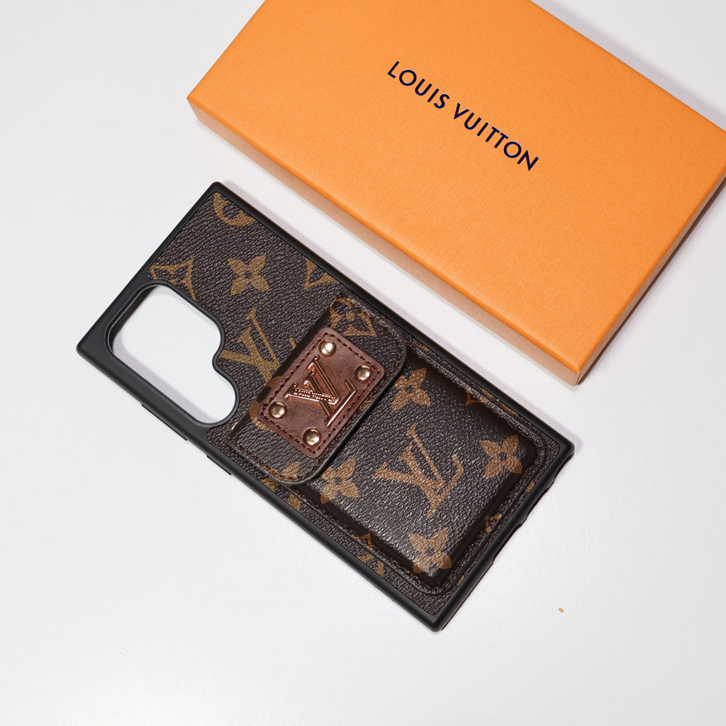 Louis Vuitton Phone Case for Samsung Galaxy Brown Monogram