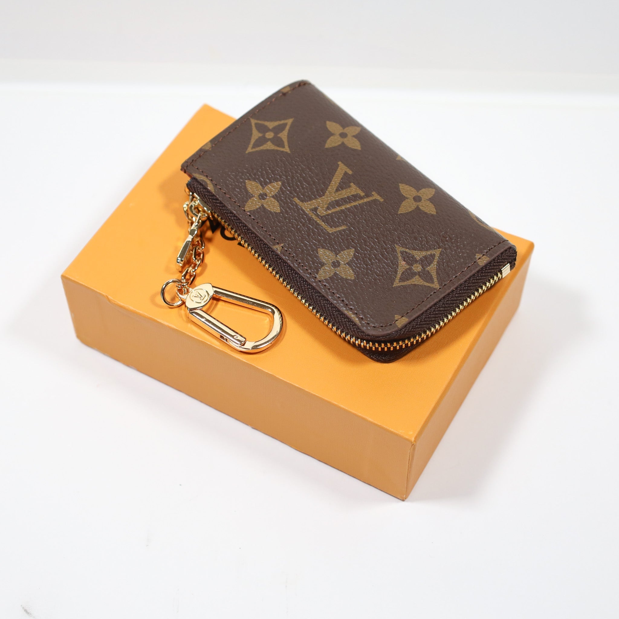 LV Monogram Key Pouch Mini Wallet