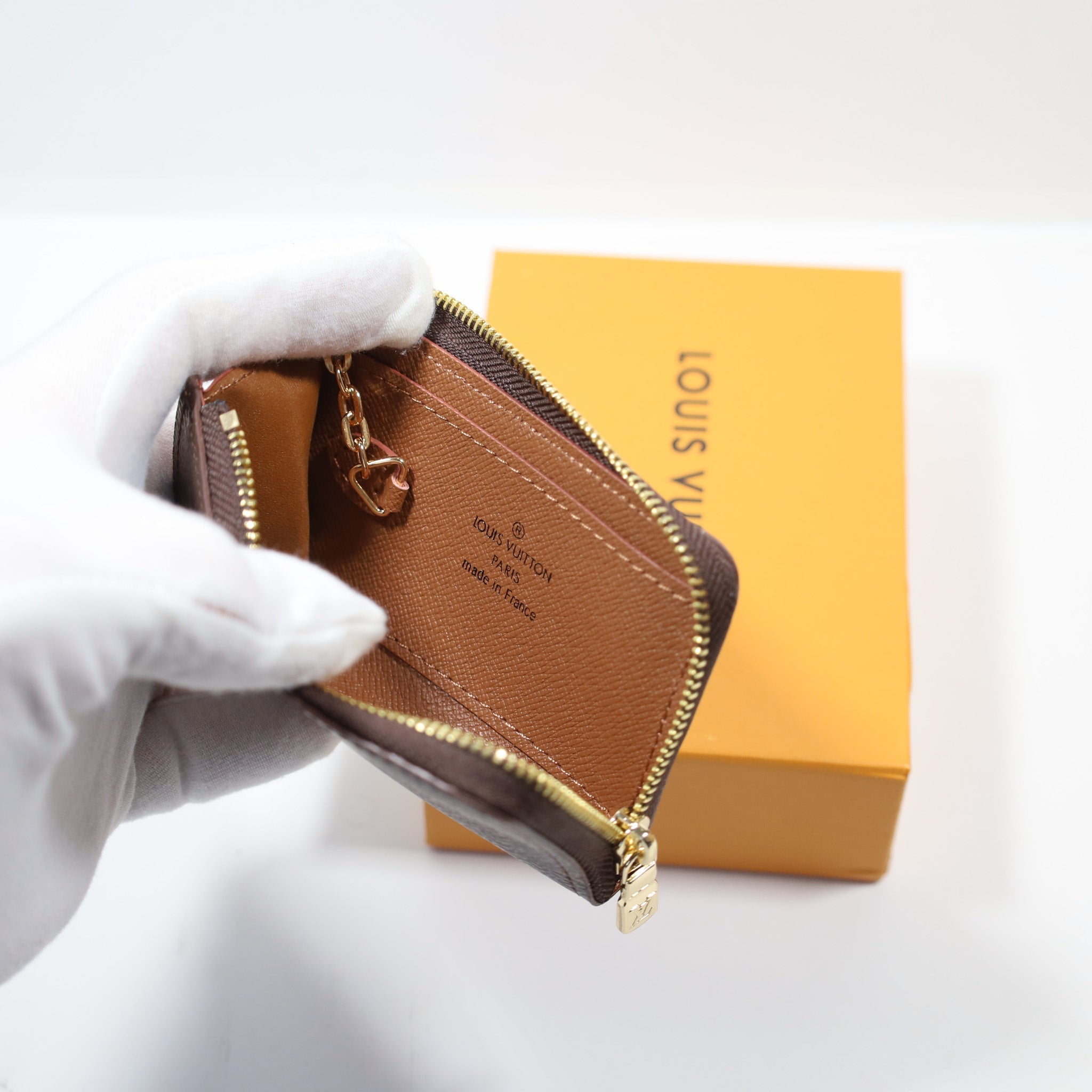 LV Monogram Key Pouch Mini Wallet
