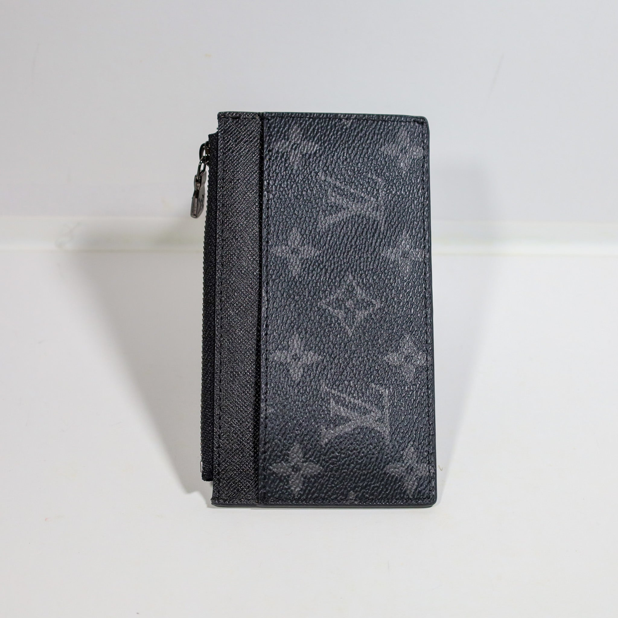 LV Men's Card Holder Black Grey Monogram