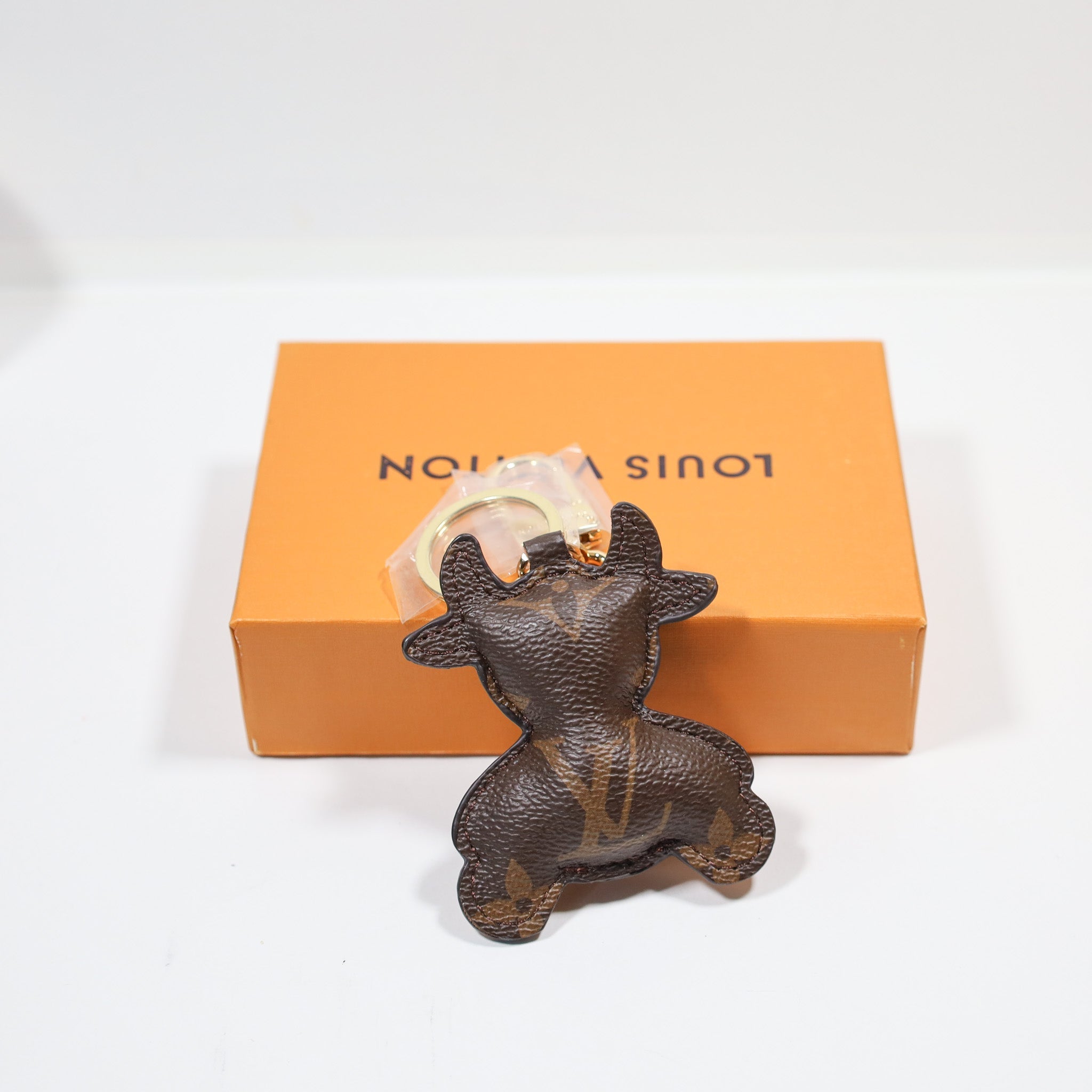 LV Keyring Cow Style Bag Charm
