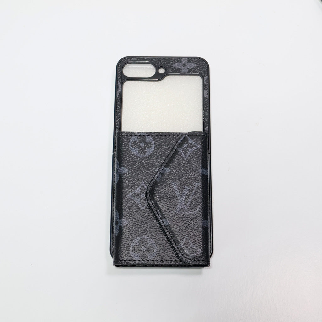 Z Flip LV Case Wallet Style For 3 4 5 6 7 Series