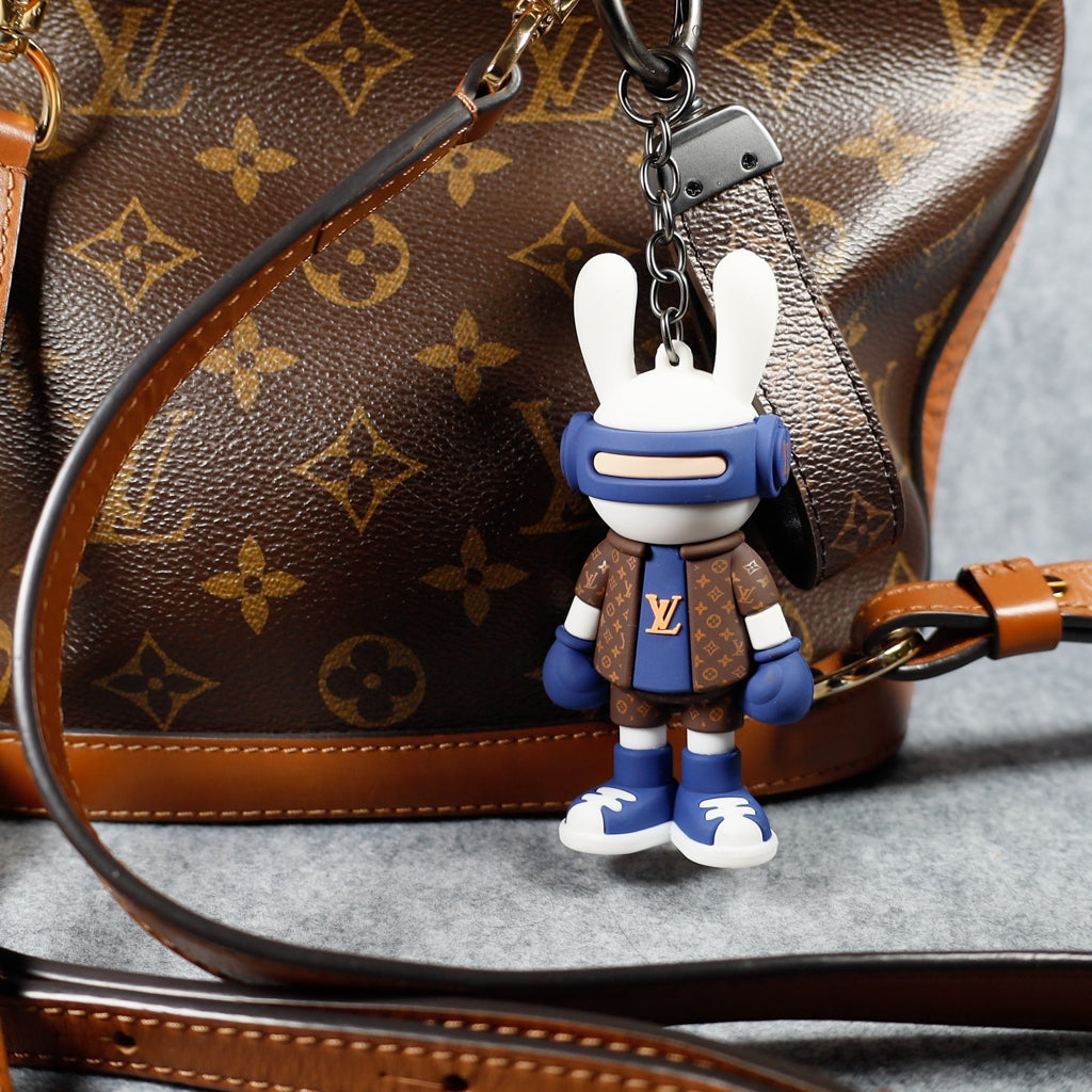 LV Keychain DJ Bunny Boxer