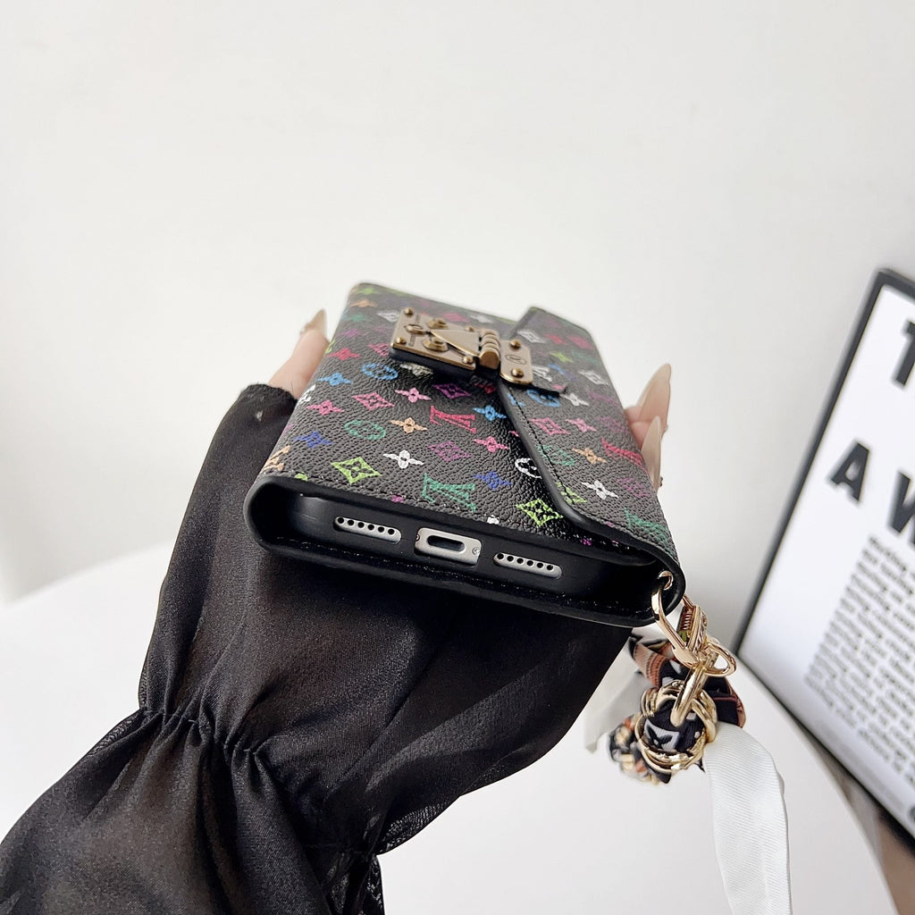 Multicolor LV Crossbody Phone Case for 1317 Pro/Pro Max