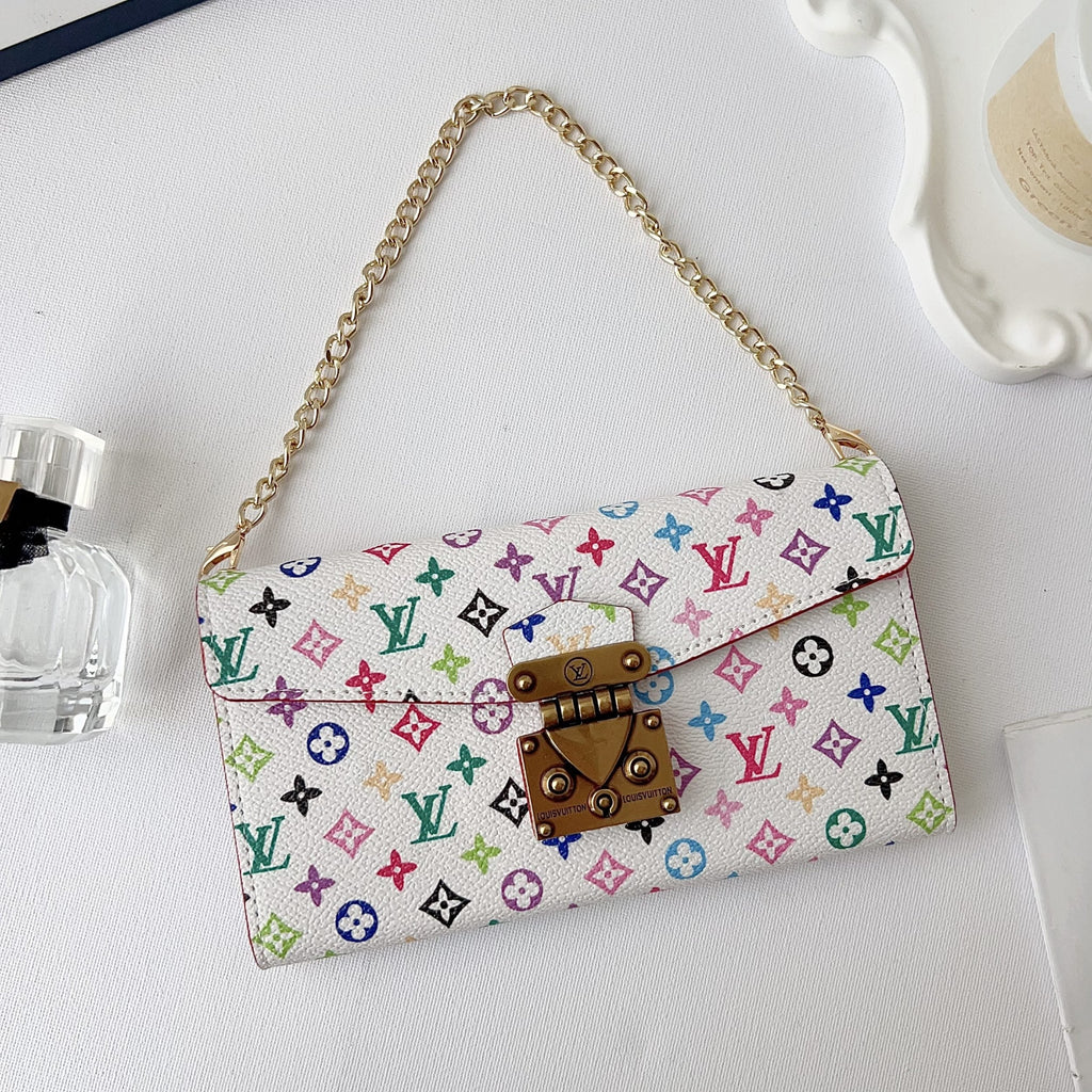 Multicolor LV Crossbody Phone Case for 1317 Pro/Pro Max