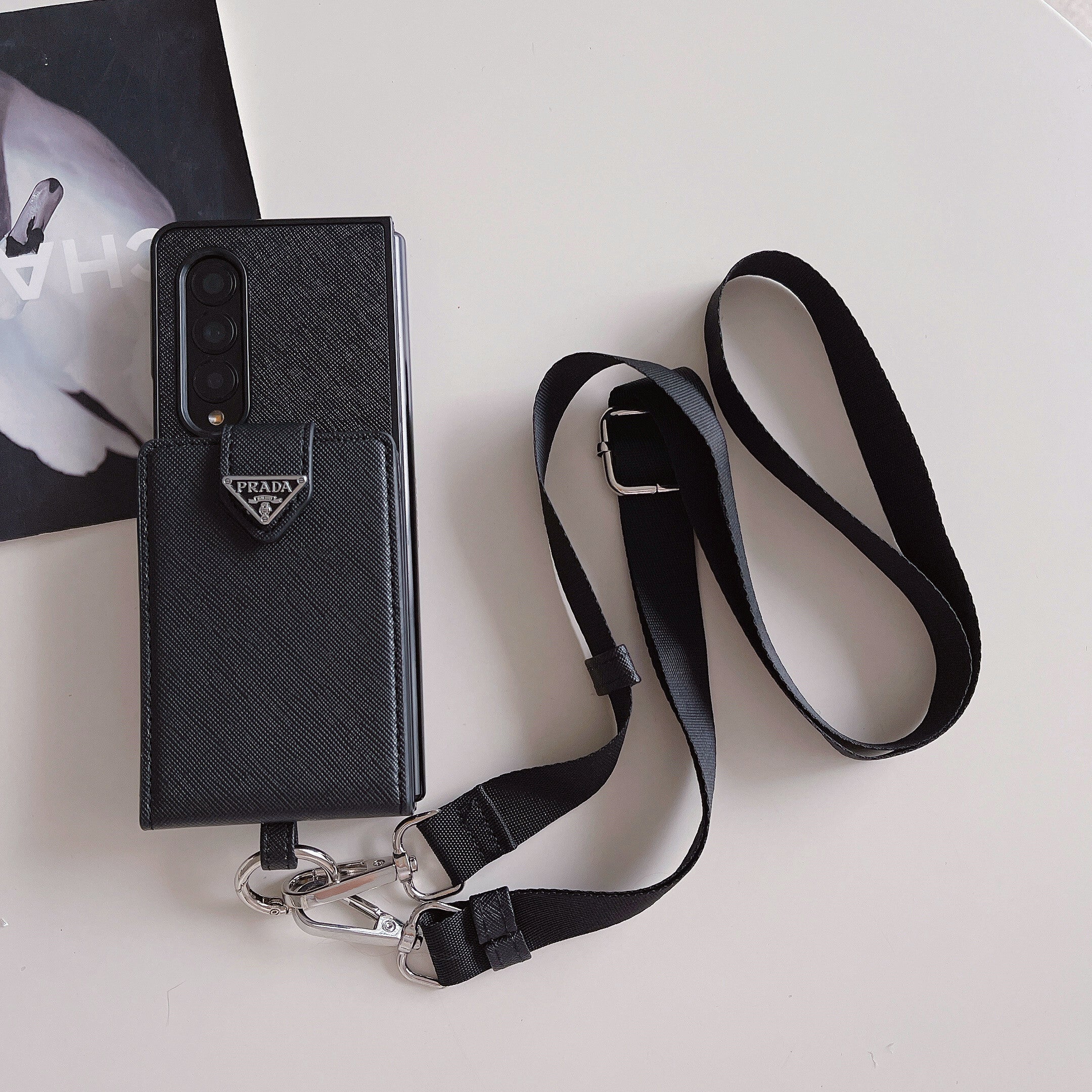 Prada Crossbody Wallet Case Samsung Z Fold