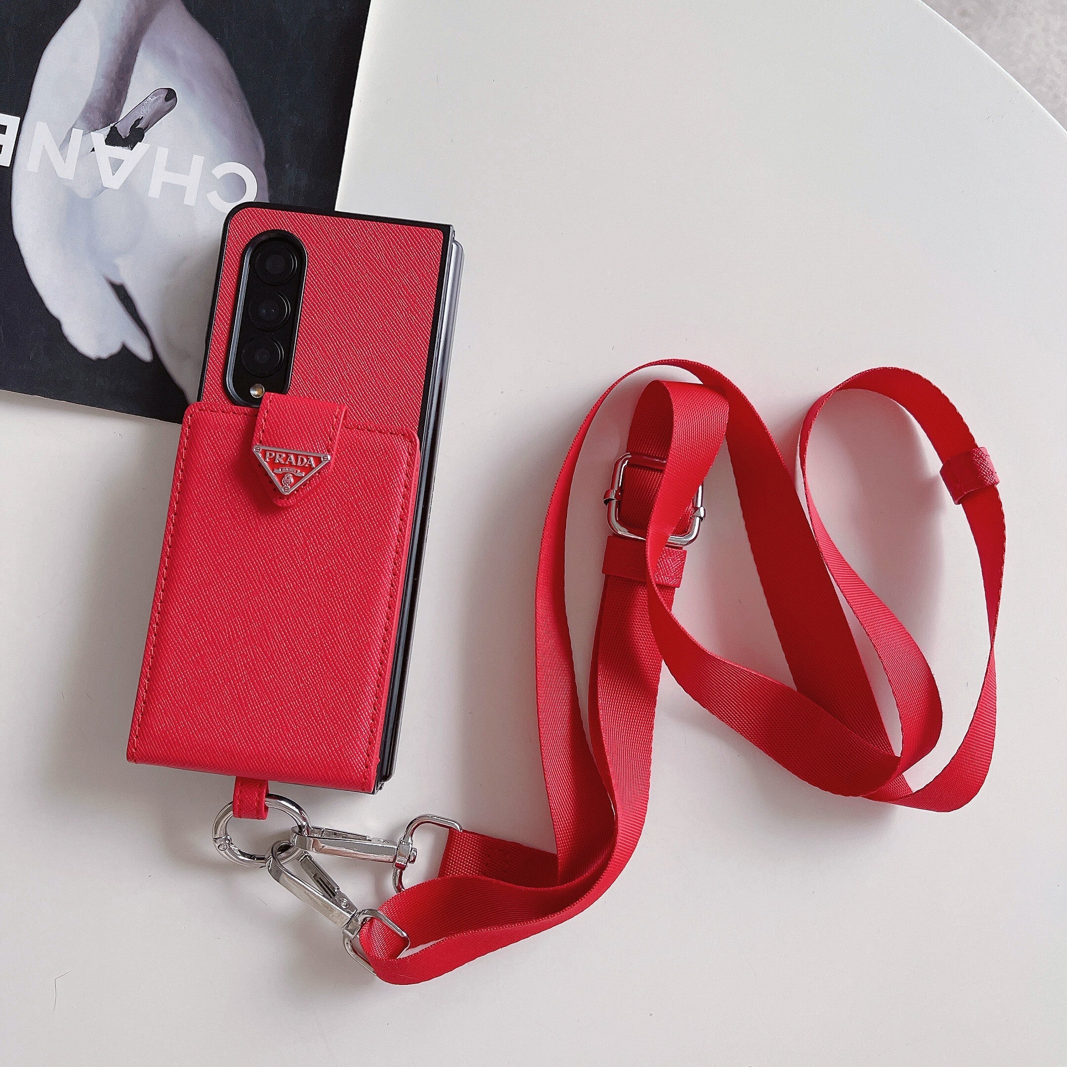 Prada Crossbody Wallet Case Samsung Z Fold