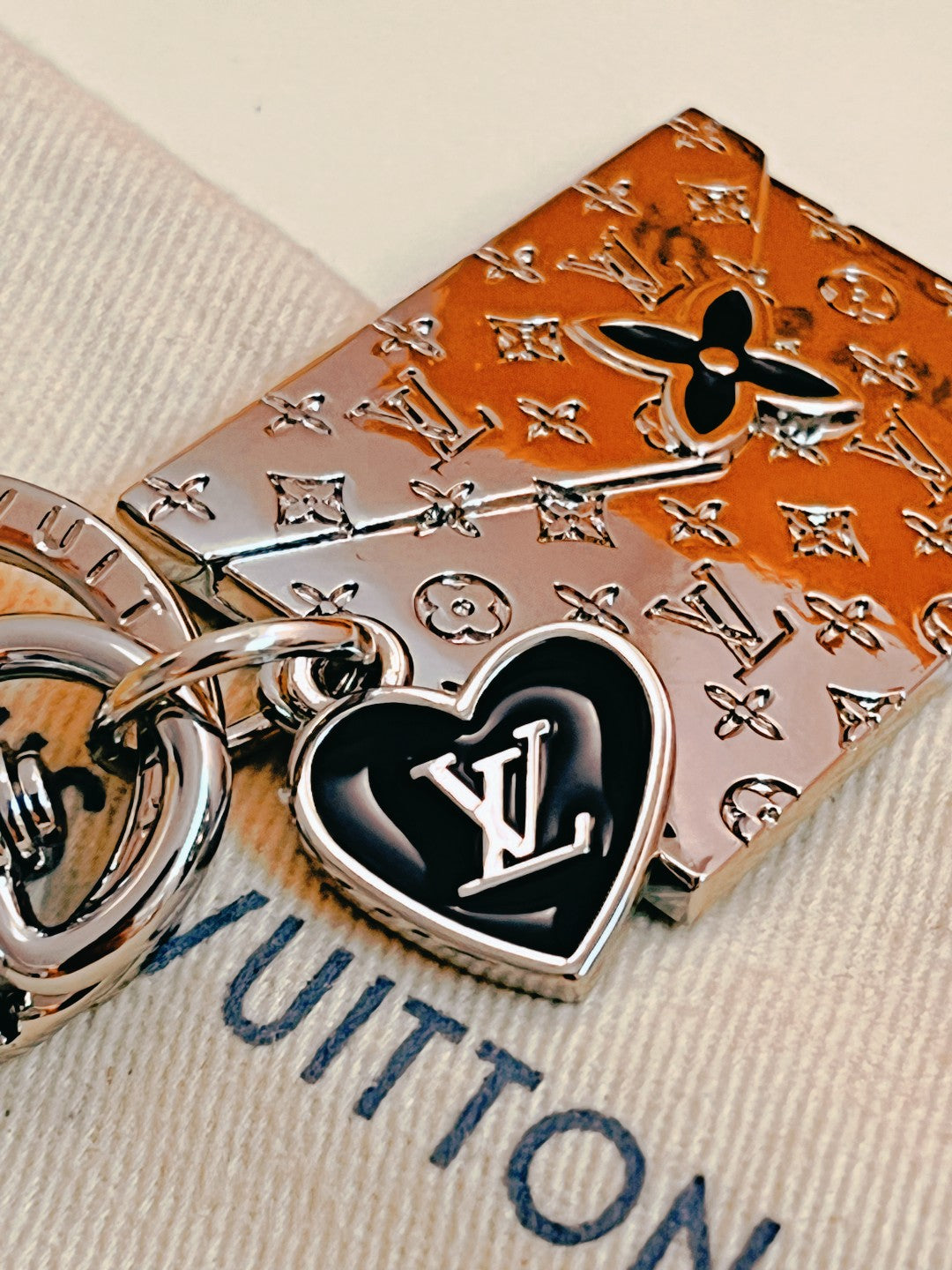 LV Postal Envelope Key chain Bag Charm
