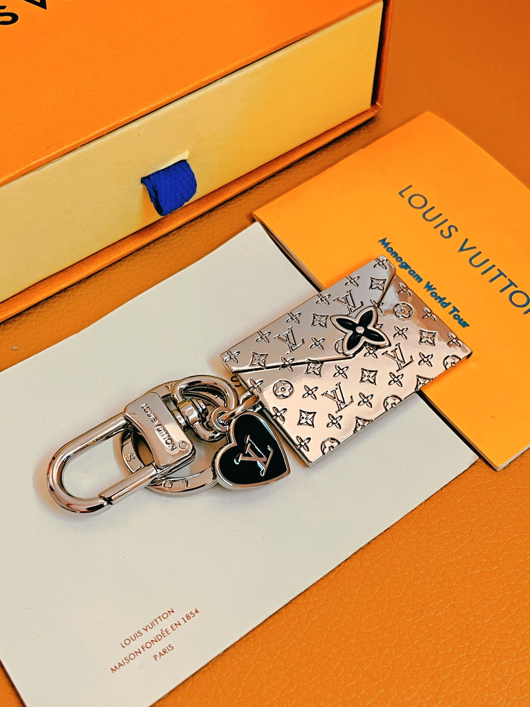 LV Postal Envelope Key chain Bag Charm