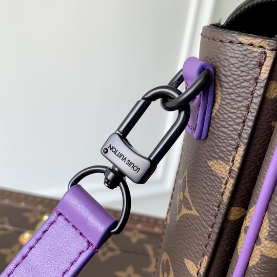 LV Crossbody Utility Phone Bag Purple Belt