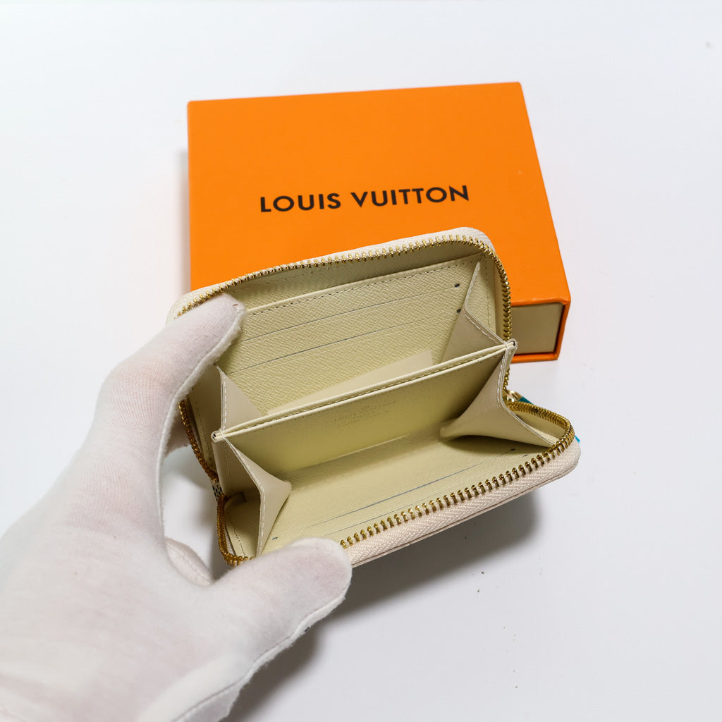 LV Damier Azur Zippy Wallet
