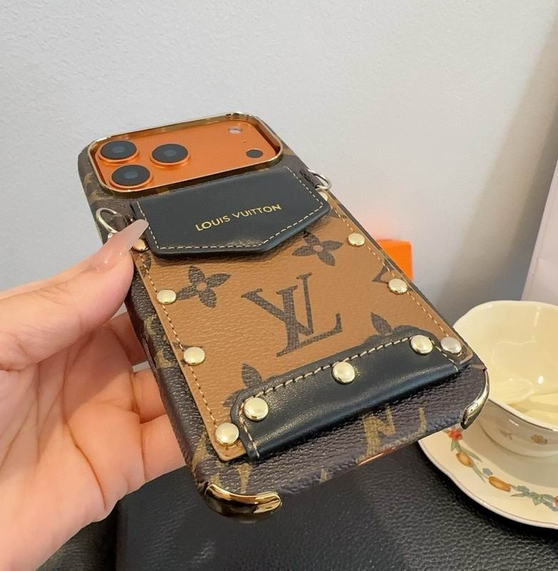 Card Holder iPhone Case Crossbody 14-17 / Pro / Pro Max / Plus / Air