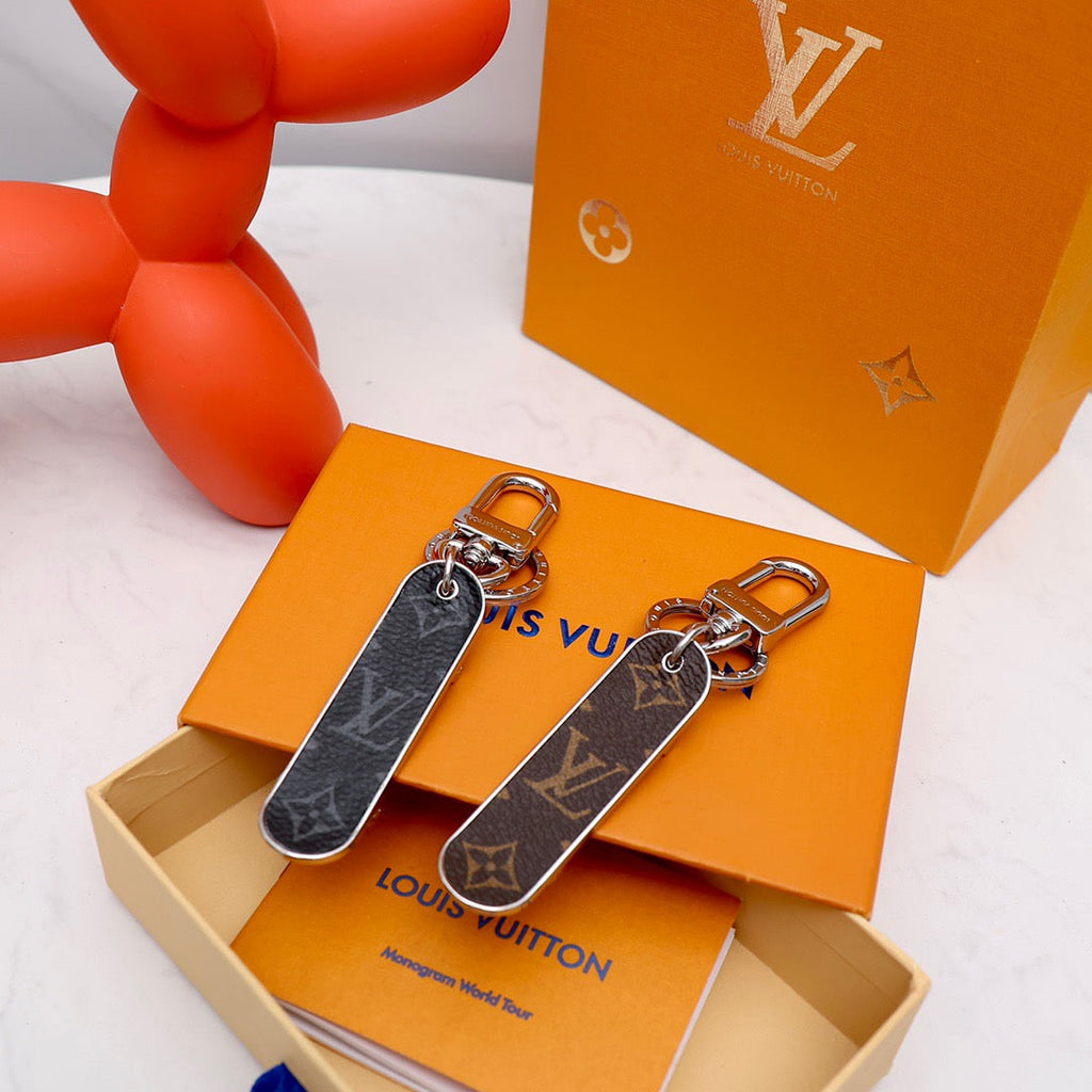 LV Designer Keychain Skateboard Style