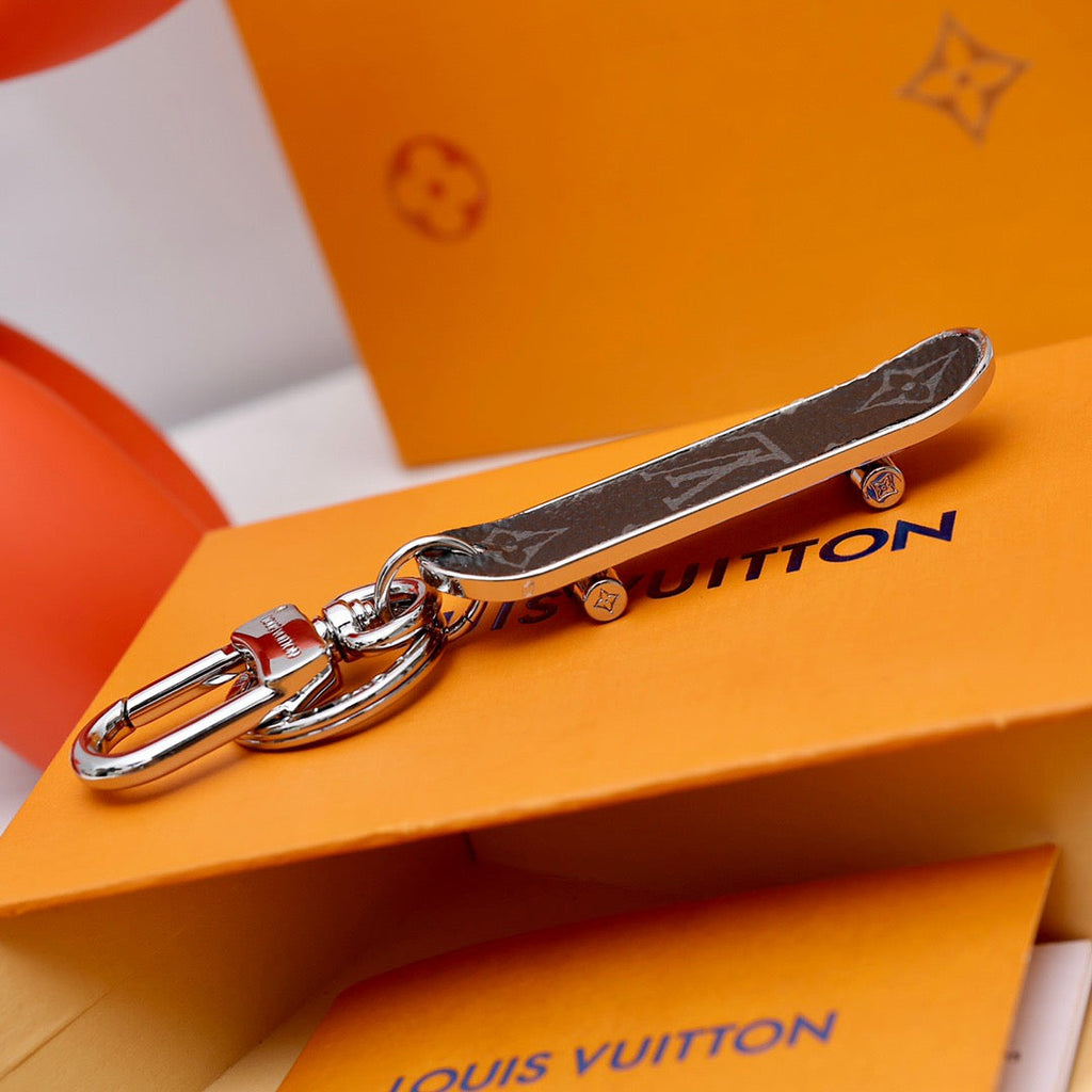 LV Designer Keychain Skateboard Style