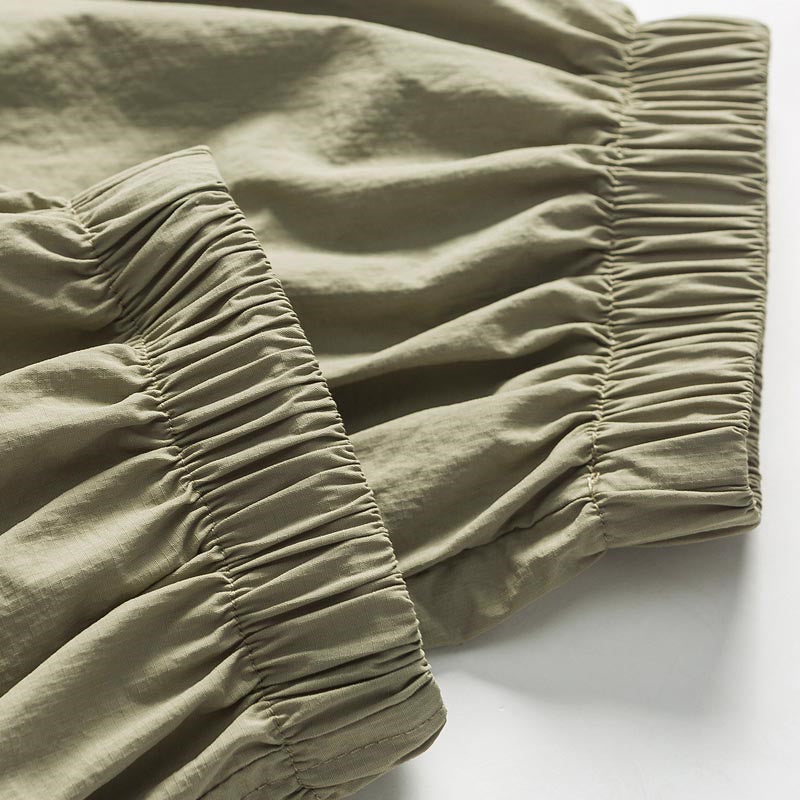 Outdoor Loose-Fit Cargo Pants with Jogger Cuffs