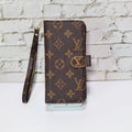 4 Color Zippered Wallet Phone Case for iPhone Series