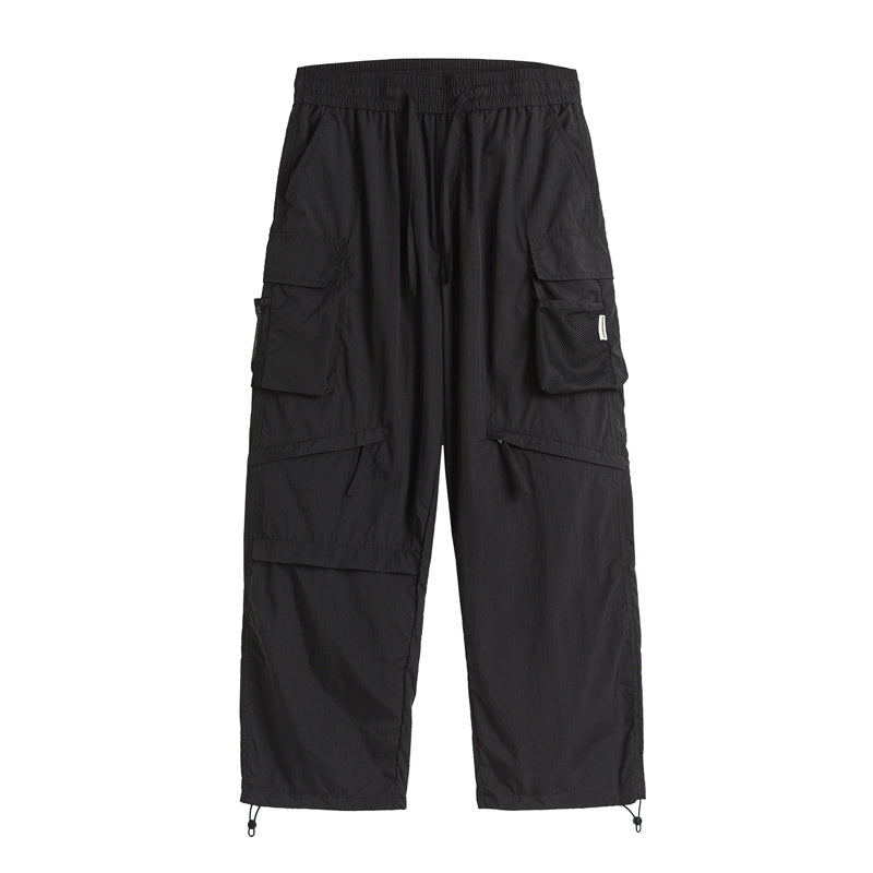 Outdoor Unisex Straight-Leg Casual Cargo Pants