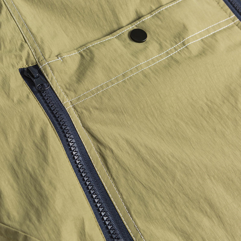 Loose Hood Zipper Outdoor Windproof Jacket