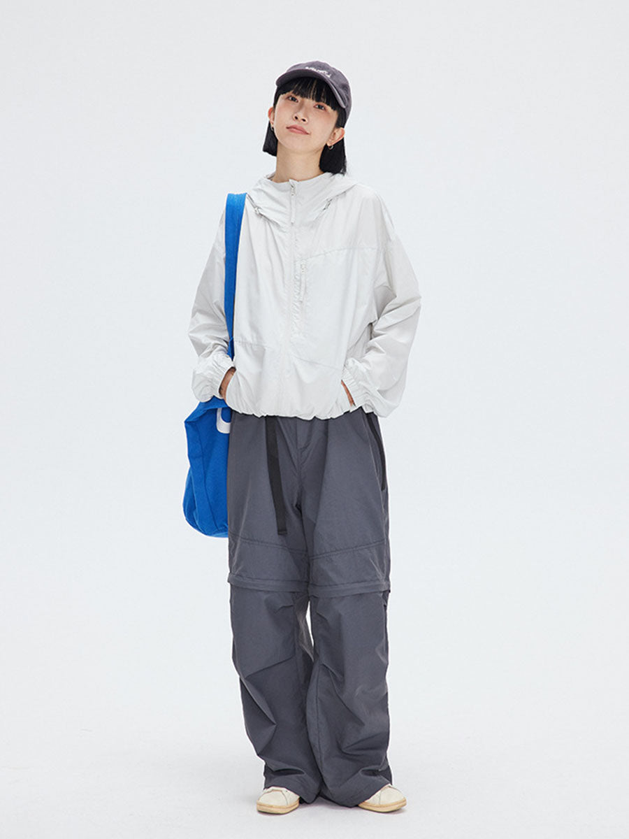 Lightweight Hooded Windbreaker Jacket