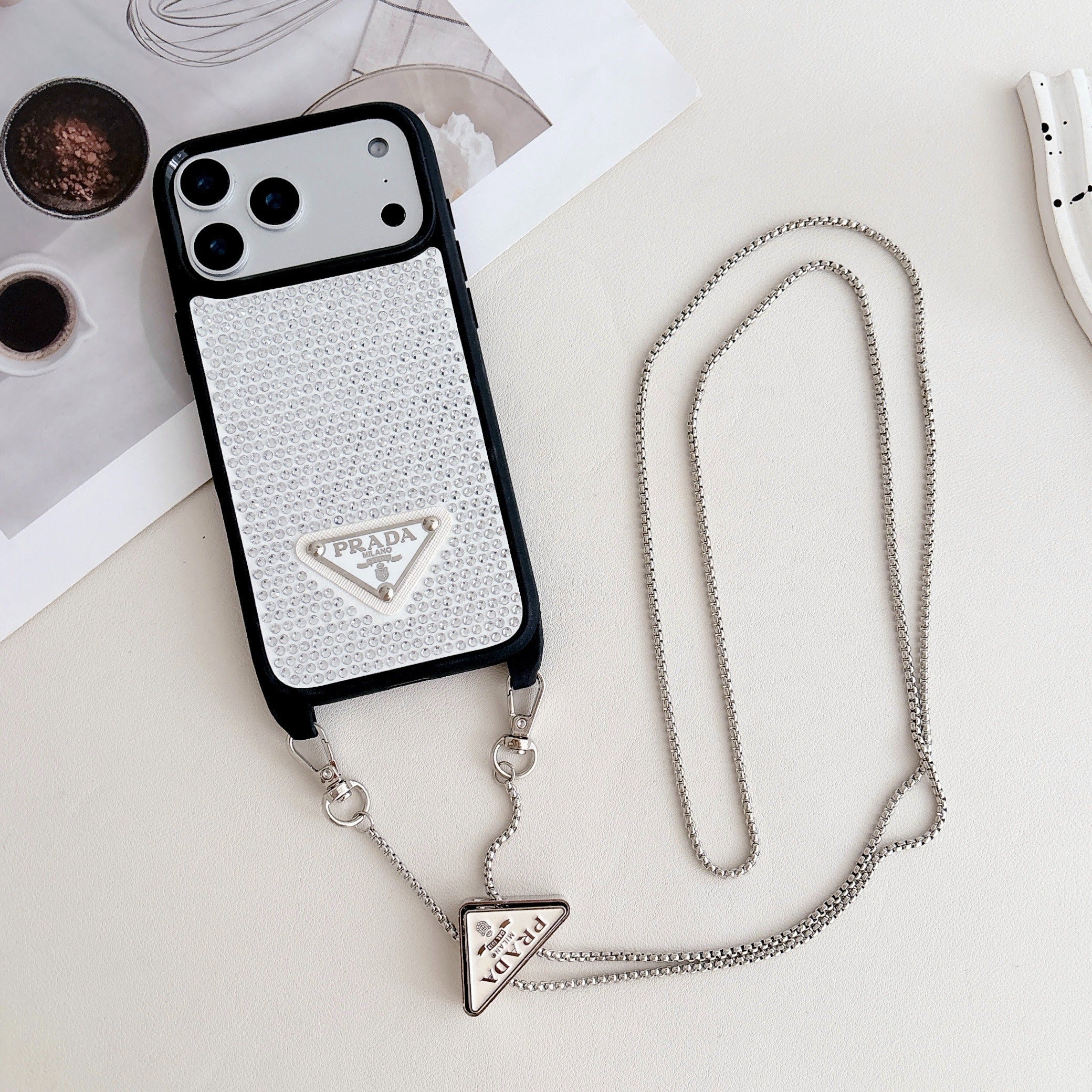 3 Color Phone Case on Chain iPhone