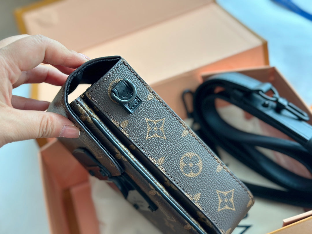 LV Phone Bag Crossbody Black Hardware