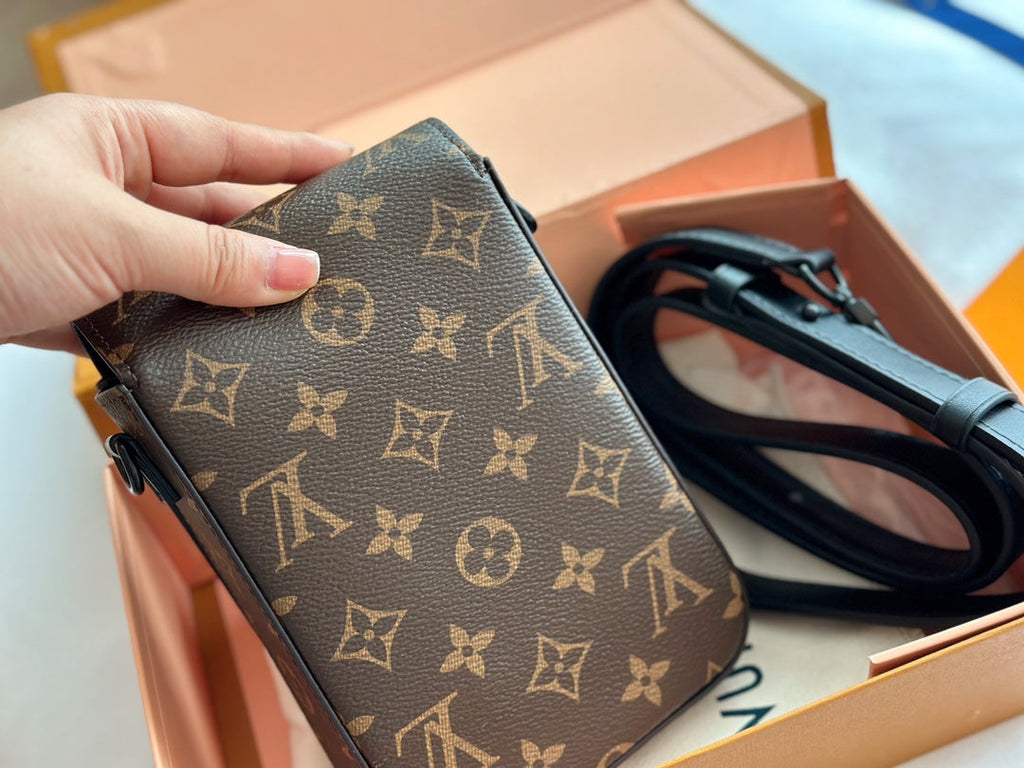 LV Phone Bag Crossbody Black Hardware