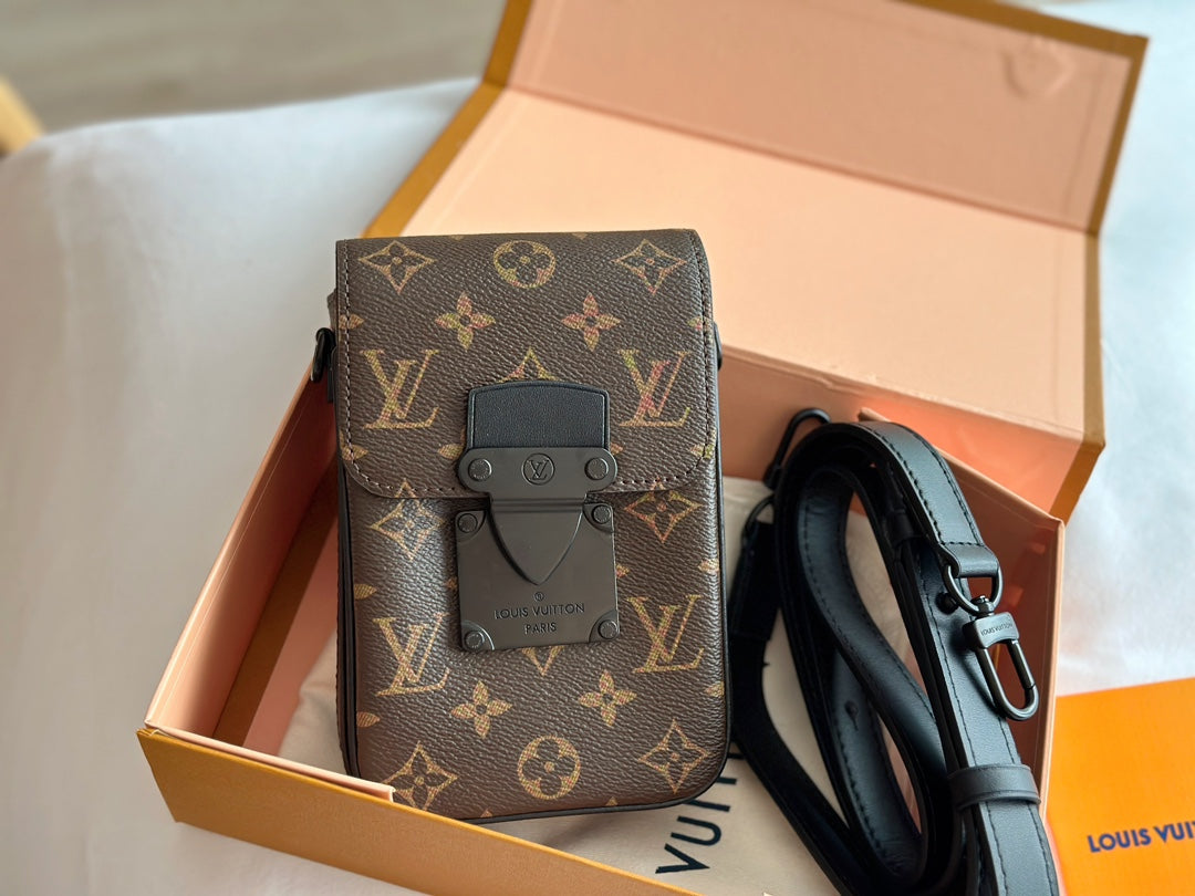 LV Phone Bag Crossbody Black Hardware
