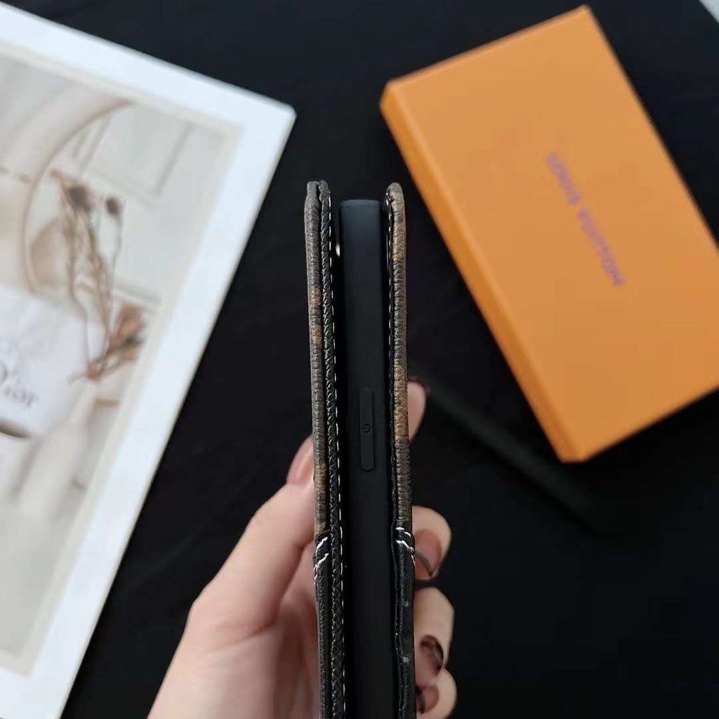 LV Phone Cover Case Wallet for iPhone X16 Pro Max Plus Series